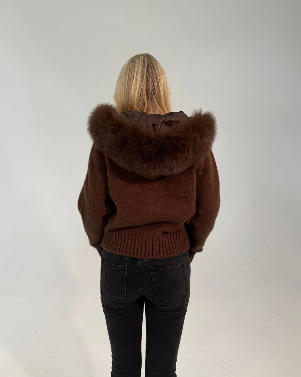Numero - Fur Jacket - Dark Brown
