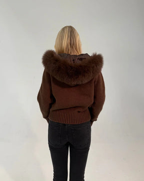 Numero - Fur Jacket - Dark Brown