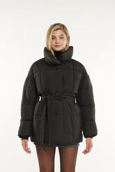 Belted Puffer Jacket
