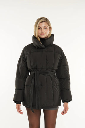 Belted Puffer Jacket
