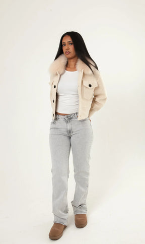 Numero - Button Up Wool Jacket - Off White